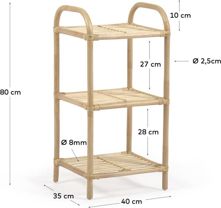 Actual product image Kave Home Ormela (35 x 40 x 80 cm)