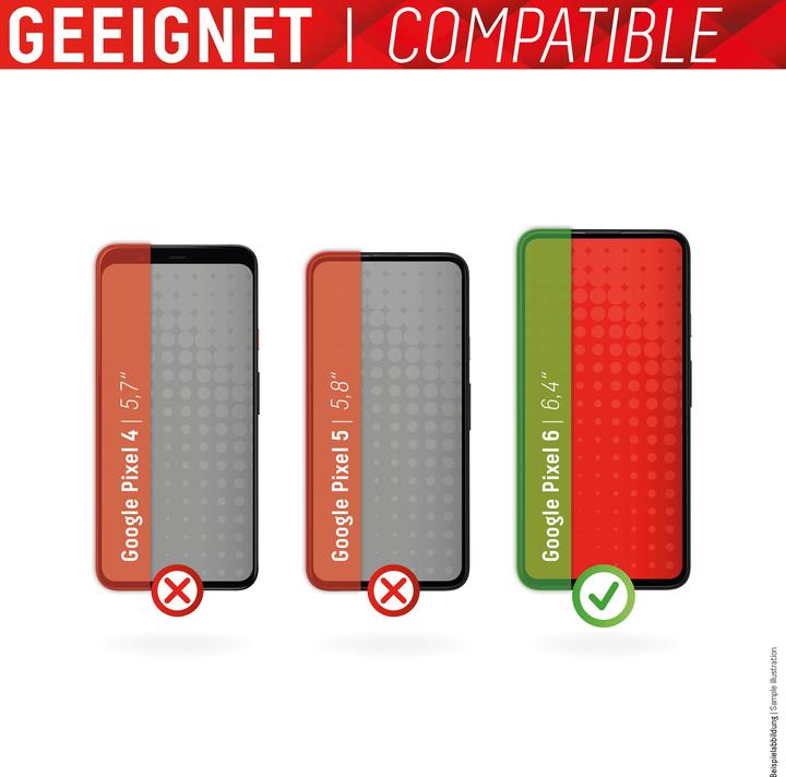 Image du produit Displex Real Glass, 2D Panzerglas (1 pièce(s), Google Pixel 6a)