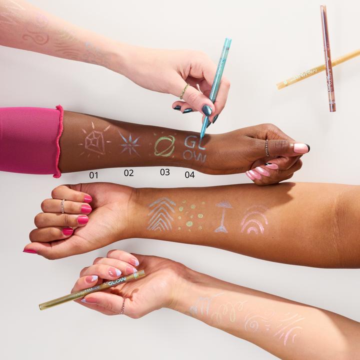 Produktbild essence META GLOW duo-chrome eye pencil (01 Chromatic Love)
