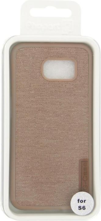 Produktbild OEM Silicone Case Textile for Samsung S6 brown (Samsung Galaxy S6)