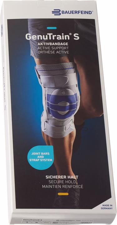 Image du produit GenuTrain S Aktivbandage Grösse 3 links titan (3)