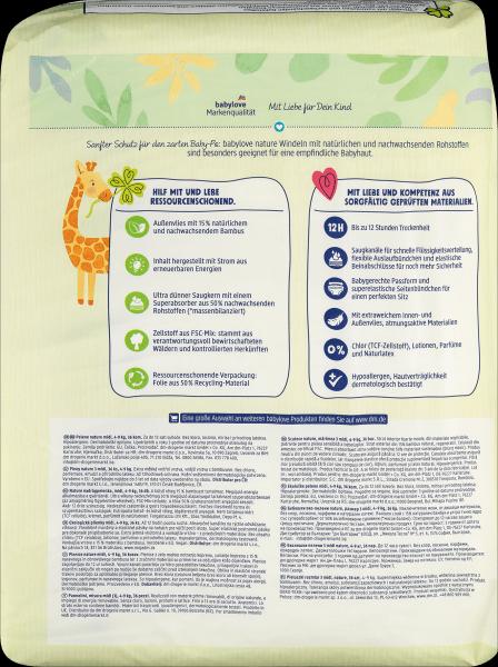 Image du produit dm babylove nature Windeln (Taille 3, Pack, 36 pièce(s))