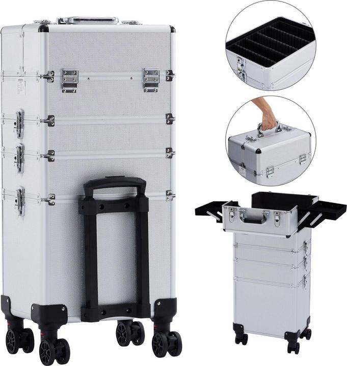 Immagine prodotto Arebos Custodia per cosmetici 4in1
