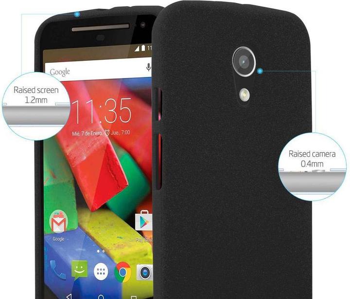 Actual product image Cadorabo TPU Frosted Cover (Motorola Moto G2 (2nd Gen))
