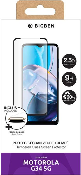 Image du produit Bigben Connected Verre tremp? (1 pièce(s), Motorola Moto G34)