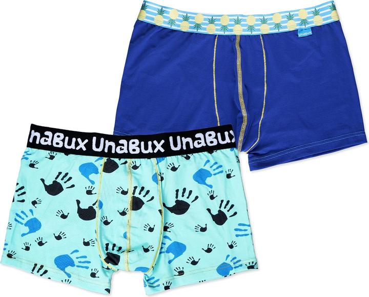 Unabux Boxer Briefs FIVE FINGERS Mix (M, 2er Pack)