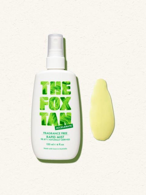 Actual product image The Fox Tan Fragrance Free Rapid Tanning Mist (Self tanning spray, 120 ml)