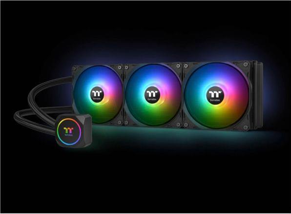 Actual product image Thermaltake TH360 ARGB Sync complete water cooling system