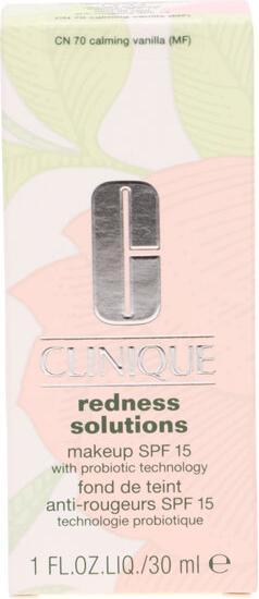 Actual product image Clinique Redness Solutions Make Up Sun Protection Factor 15 Calming Vanilla (06 Calming Vanilla)