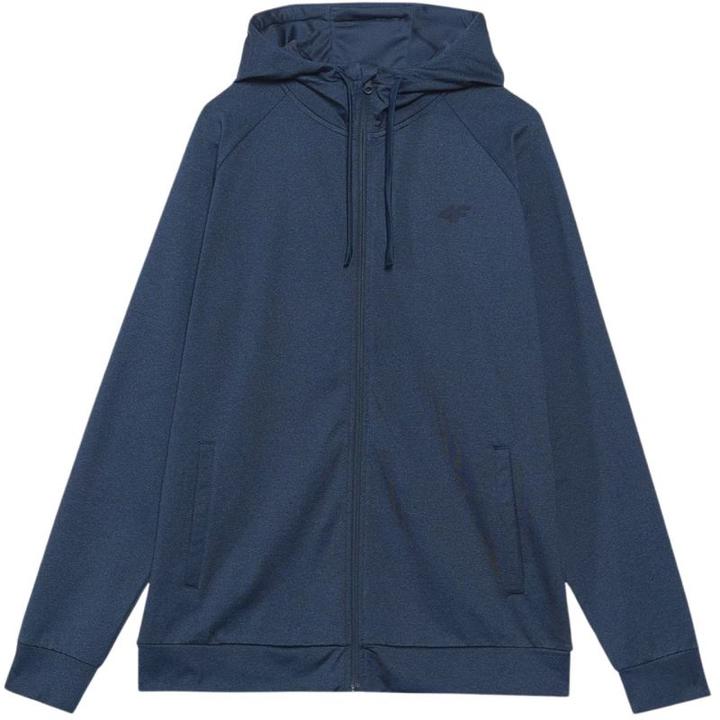 4F Bluza męska M404 granat melanż 4FWAW24TFSWM404 31M L (31)