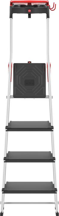 Actual product image Hailo L100 TopLine, aluminium safety stepladder, 4 steps (Scaffolding, 85 cm)