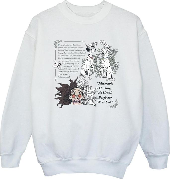 Disney 101 Dalmatians Miserable Darling Sweatshirt Mädchen
