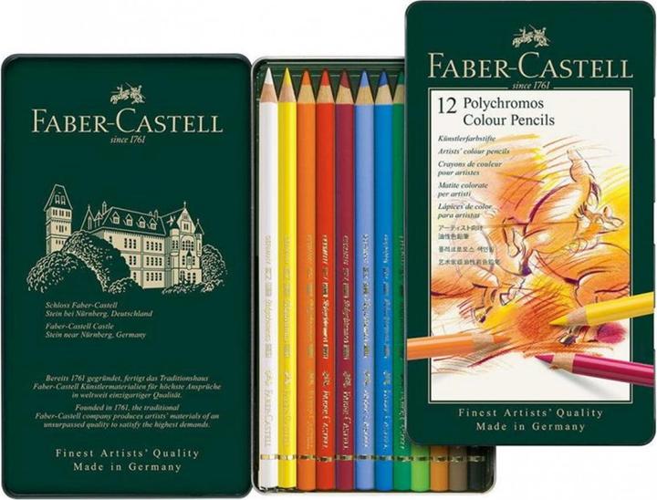 Produktbild Faber-Castell Polychromos (Mehrfarbig, 12 x)