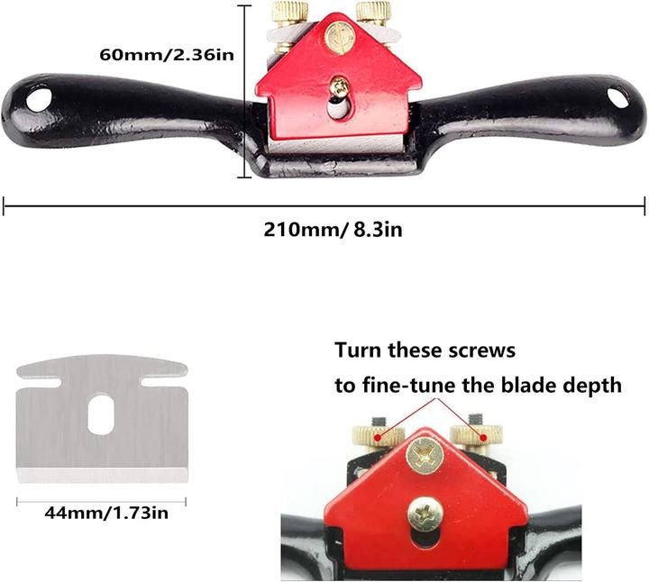 Actual product image XPoop Schweifhobel inkl. 8 Ersatzklingen (44 mm)