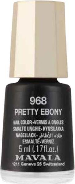 Actual product image Mavala Mini Colour's Nail Polish - Pretty Collection (Pretty Ebony, Colour paint)