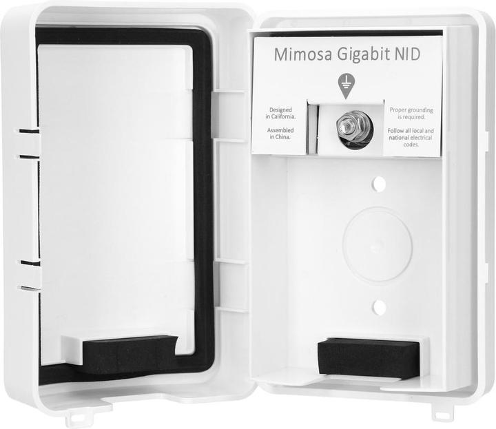 Produktbild Mimosa 100-00039(NID) - NID - Gigabit-Netzwerk-Schnittstellengerät, ESD-Schutz und Erdungspunkt