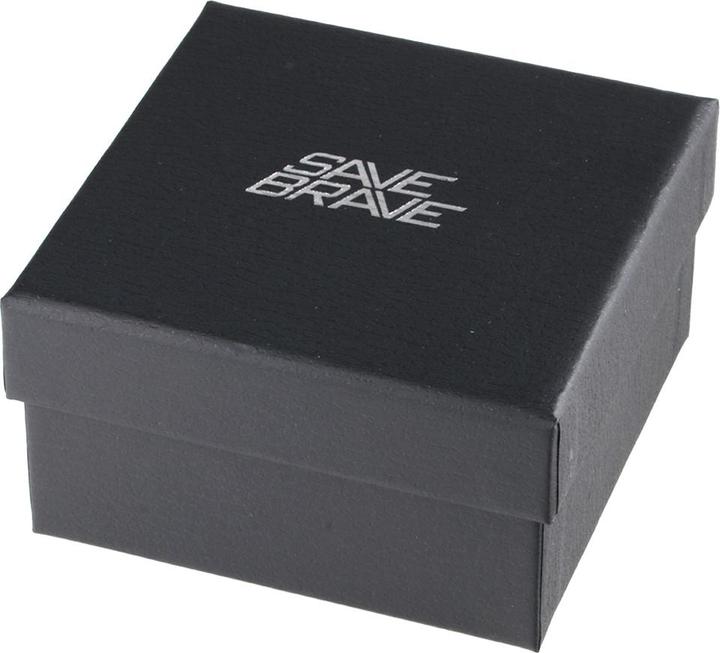 Produktbild Save Brave Armband SBB-FELIX-BK Herren (21 cm, Leder, Edelstahl)