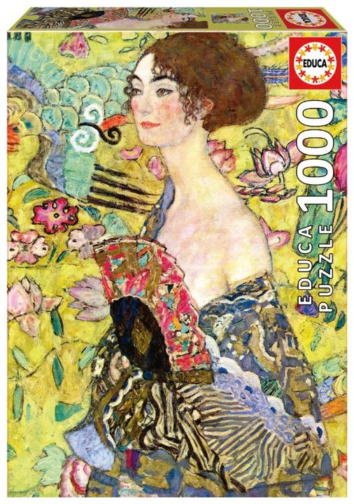 Produktbild Educa 19932 Πάζλ 1000Τεμ. Lady With A Fan, Gustav Klimt (1000 Teile)