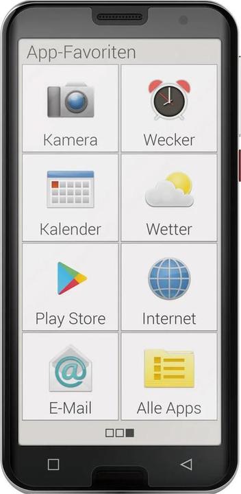 Produktbild Emporia Smart 5 (32 GB, Black, 5.50", Single SIM, 13 Mpx, 4G)