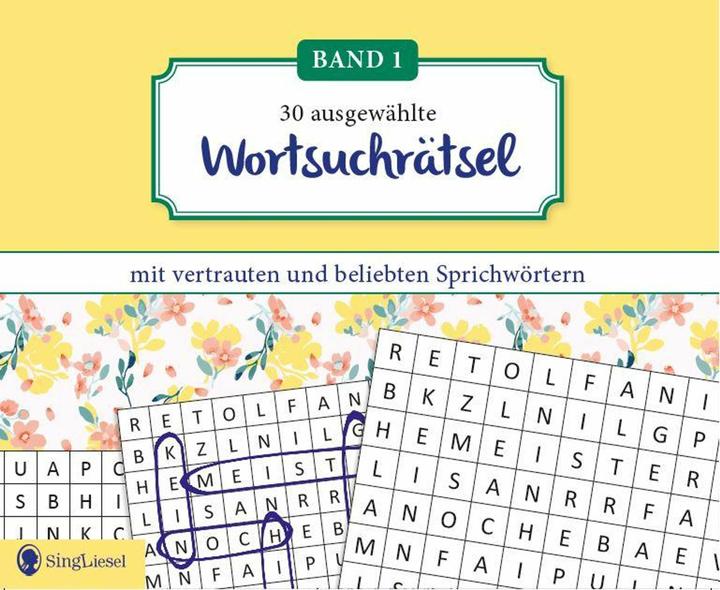 Produktbild Wortsuchrätsel für Senioren mit vertrauten und beliebten Sprichwörtern. Grossdruck (Deutsch, Linus, Paul, 2022)