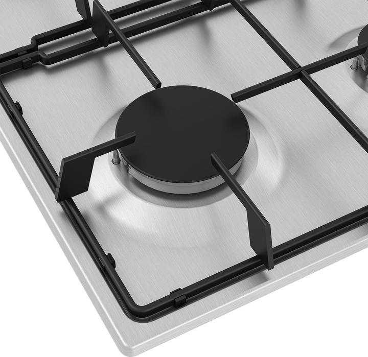 Actual product image Beko HIAG64223SXE Stainless steel Built-in hob 60 cm Gas 4 burner(s)