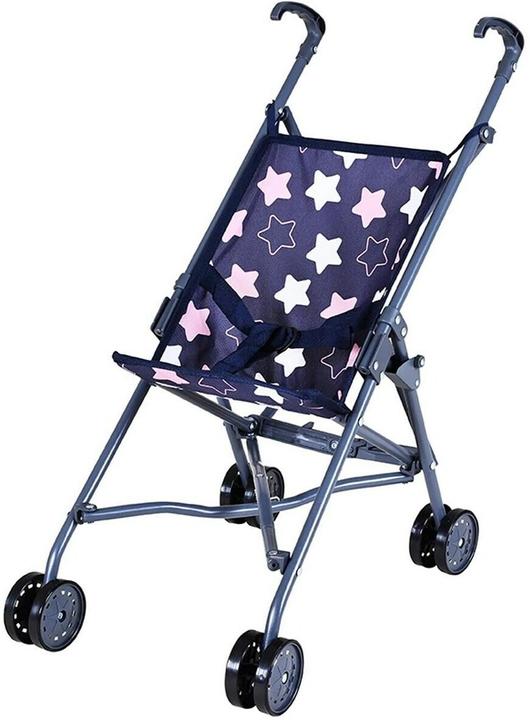 Knorrtoys Puppenbuggy Sim - "star blue pink"