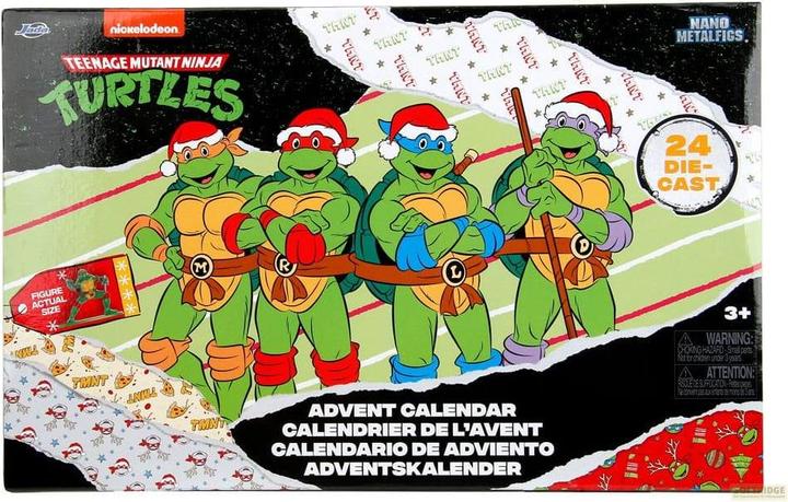 Produktbild Jada Teenage Mutant Ninja Turtles Diecast Minifiguren Adventskalender Holiday 2024