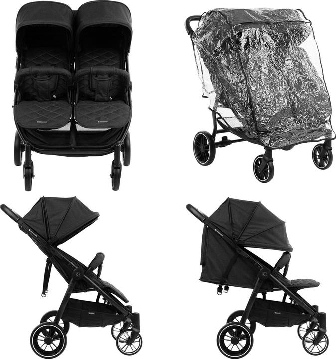 Produktbild Kikkaboo Zwillingskinderwagen Happy 2