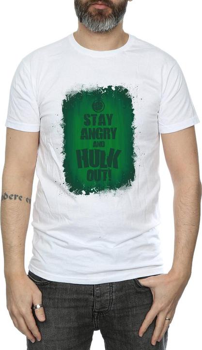 Immagine prodotto Maglietta Hulk Uomo Stay Angry (3XL)