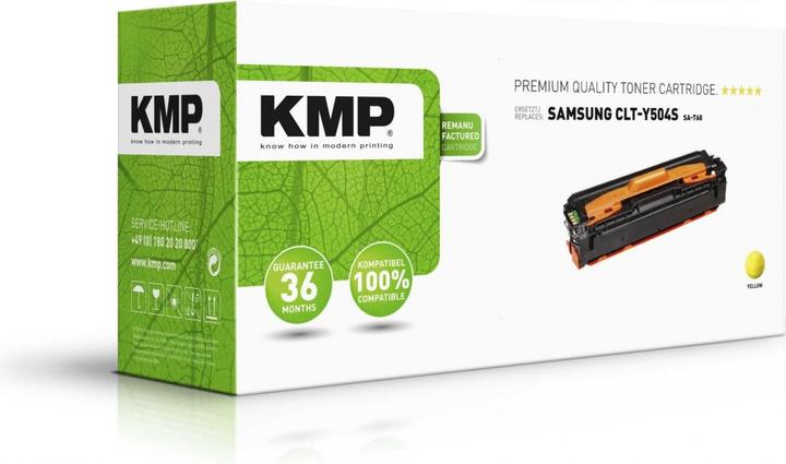 Actual product image KMP Toner replaces CLTY504S/ELS SU502A (Y)