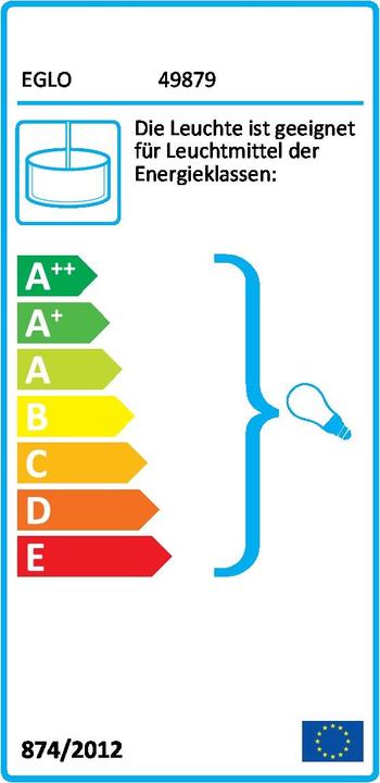 Label énergétique EGLO Carlton (E27)