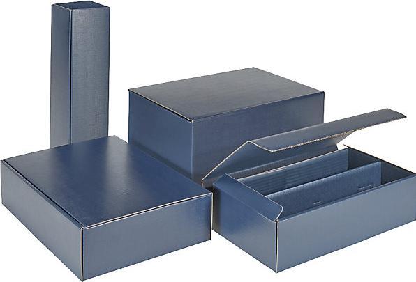 Produktbild kaiserkraft Flaschen-Geschenkkarton mit Struktur (1 x)