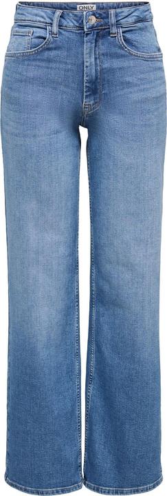 Only ONLJUDITH Hohe Taille Weiter Beinschnitt Jeans Jeans mit weitem Bein