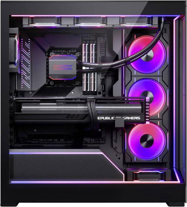 Actual product image Phanteks NV5 Premium DRGB Kit + Power Hub, 3x for external frame, 1x mainboard cable cover - black