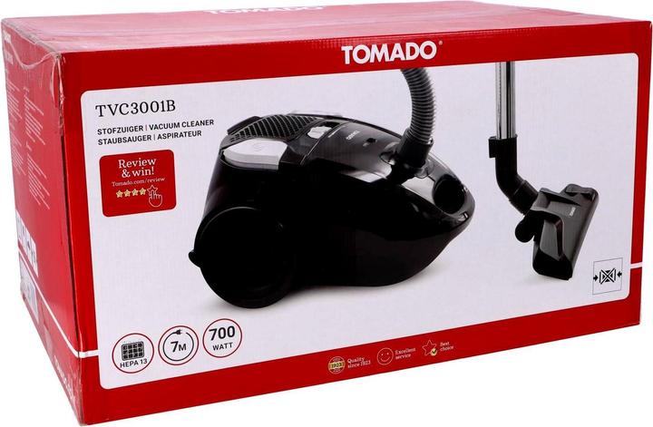 Immagine prodotto Tomado TVC3001B - Stofzuiger met stofzak