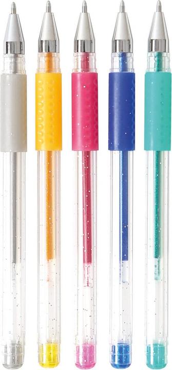 Immagine prodotto I Am Creative Set penne gel glitter, 5 pz. (Pink, Giallo, Blu, Verde, Grigio, 5 x)