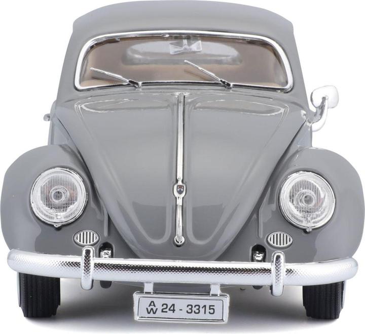Produktbild Bburago Volkswagen Käfer 1955 grau 1/18