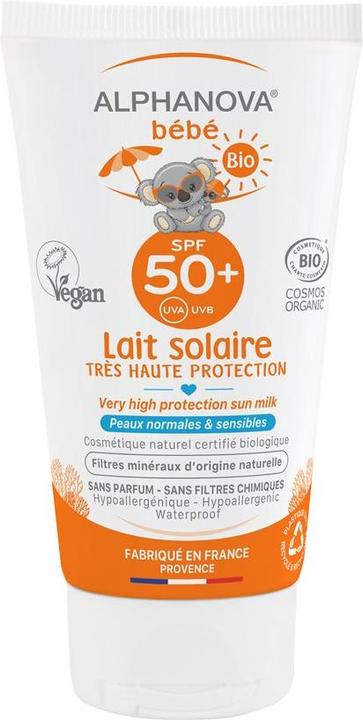 Produktbild Alphanova BB Sonnenmilch Bio SPF50+ Milch (Sonnenmilch, SPF 50+, 50 ml, 50 g)