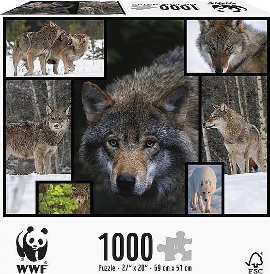 Image du produit WWF 1000-Puzzle Loup (1000 pièces)