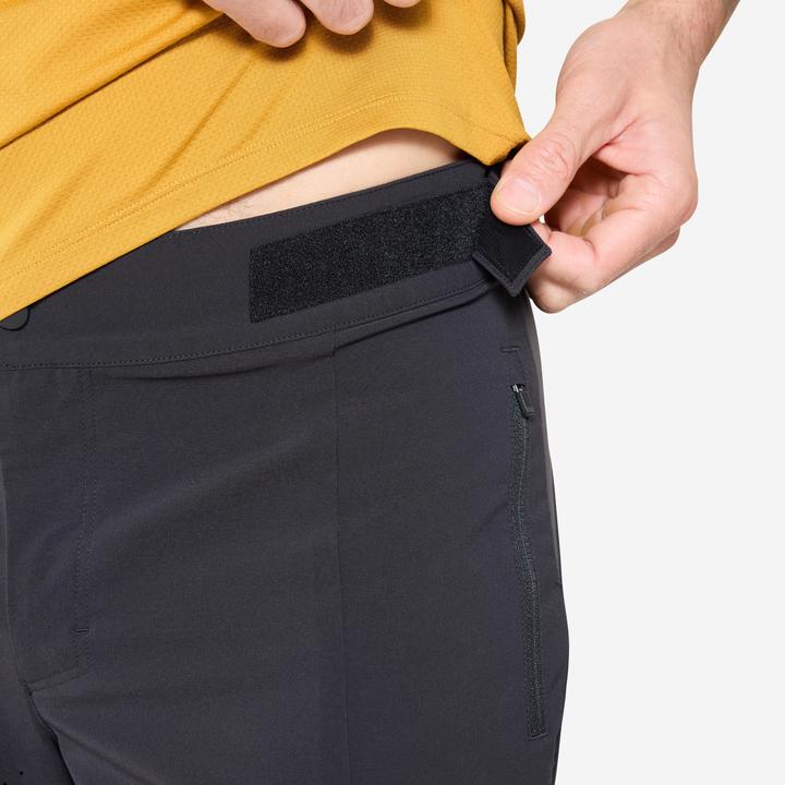 Produktbild Rockrider Velohose kurz atmungsaktiv Unisex schwarz (XS)