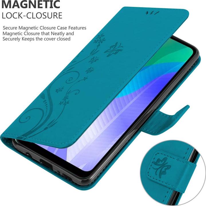 Actual product image Cadorabo Flower Book Cover (Huawei Y6p)