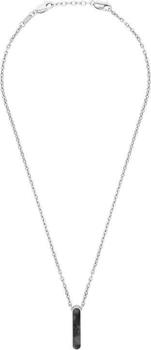 Actual product image S.Oliver Neck jewellery for men, stainless steel, jasper (Stainless steel)