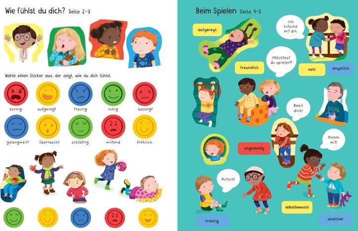 Actual product image My first sticker book: Feelings