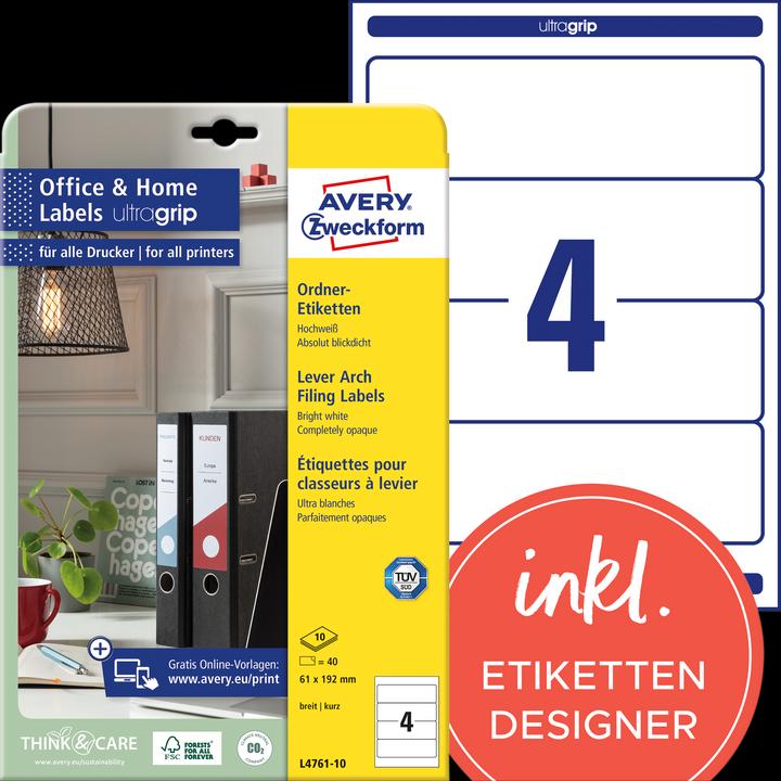 Produktbild Avery Zweckform L4761