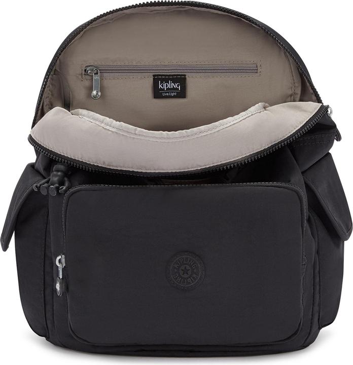 Actual product image Kipling City Pack Rugzak - Black Noir (18 l)