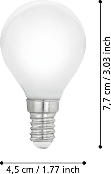 Image du produit EGLO Sources lumineuses (E14, 4 W, 470 lm, 1 x, E)
