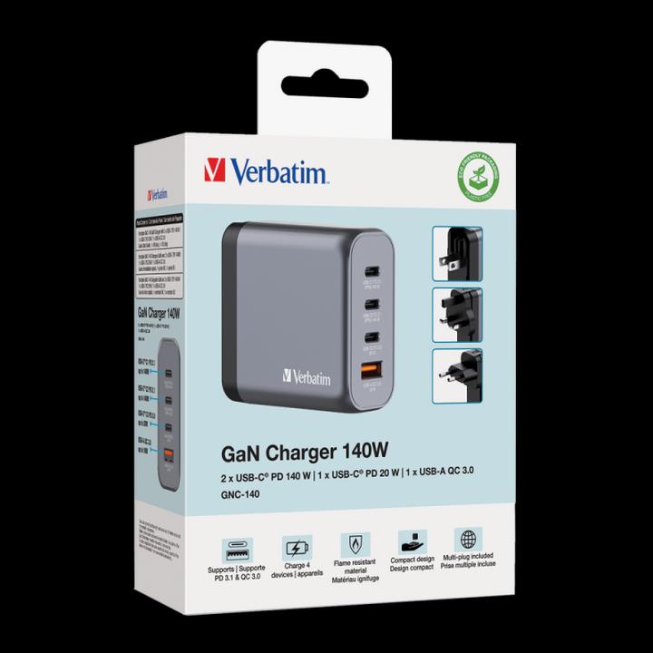 Immagine prodotto Verbatim GNC-140 GaN Charger (140 W)