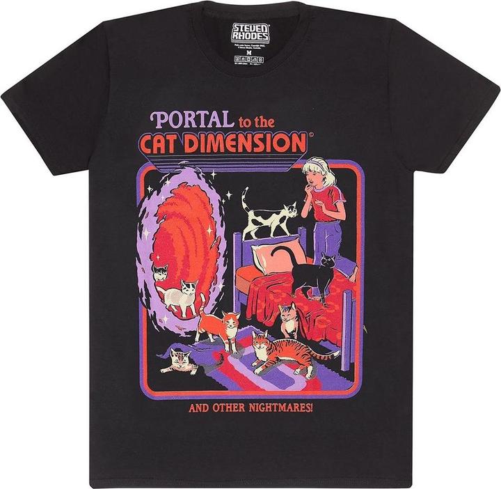 Steven Rhodes Portal To The Cat Dimension TShirt