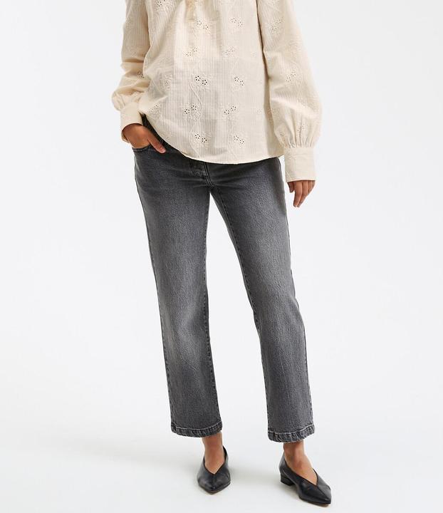Image du produit La Redoute Collections Jeans de grossesse droit avec un empiècement extensible à la taille (M)