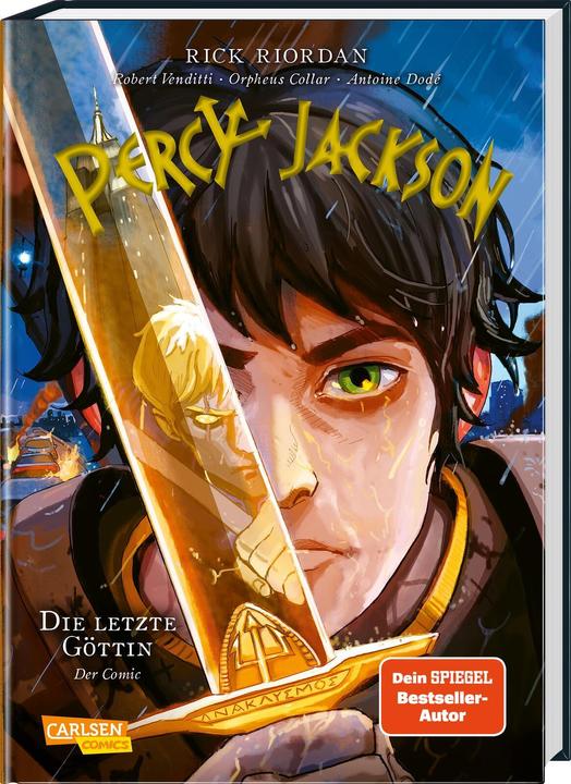 Actual product image Percy Jackson (Comic) 5: Die letzte Göttin (German, Rick Riordan., Robert Venditti, 2021)